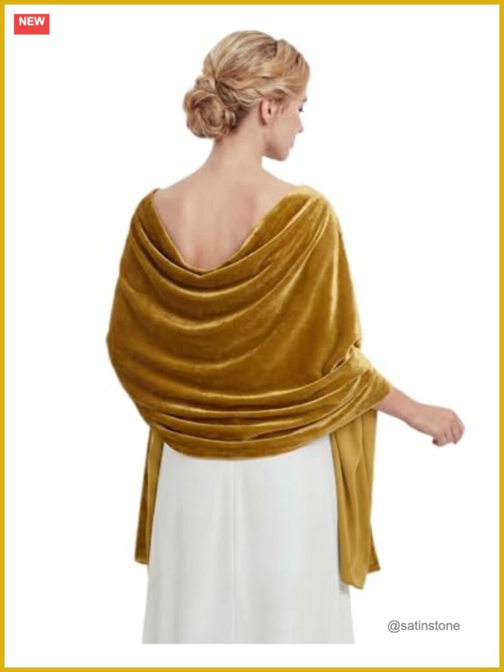 Velvet Shawl Wrap for Evening Dresses Wedding Bridal Formal Cover Up